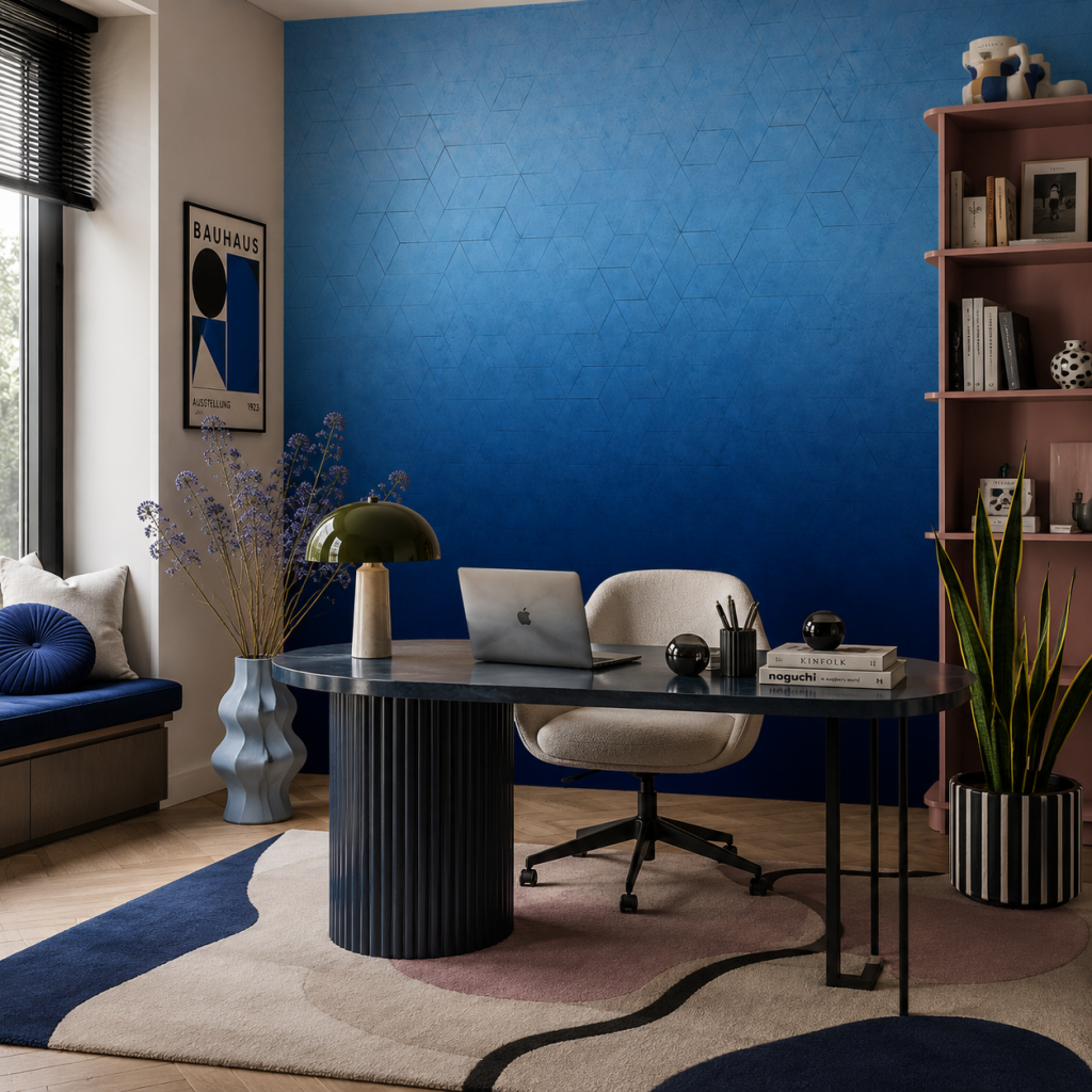 Blue Ombre Fusion – Tapeta na wymiar