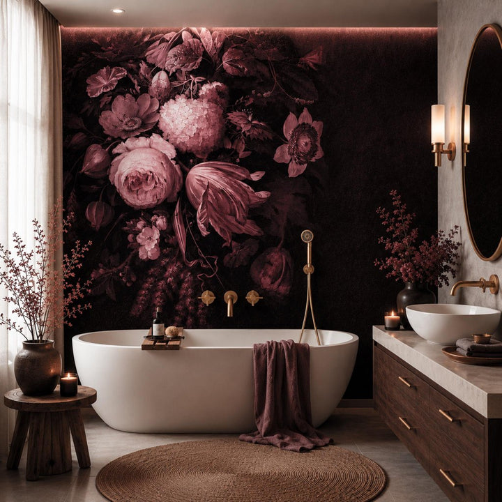 Boudoir Pink – Tapeta na míru Aqua Zone