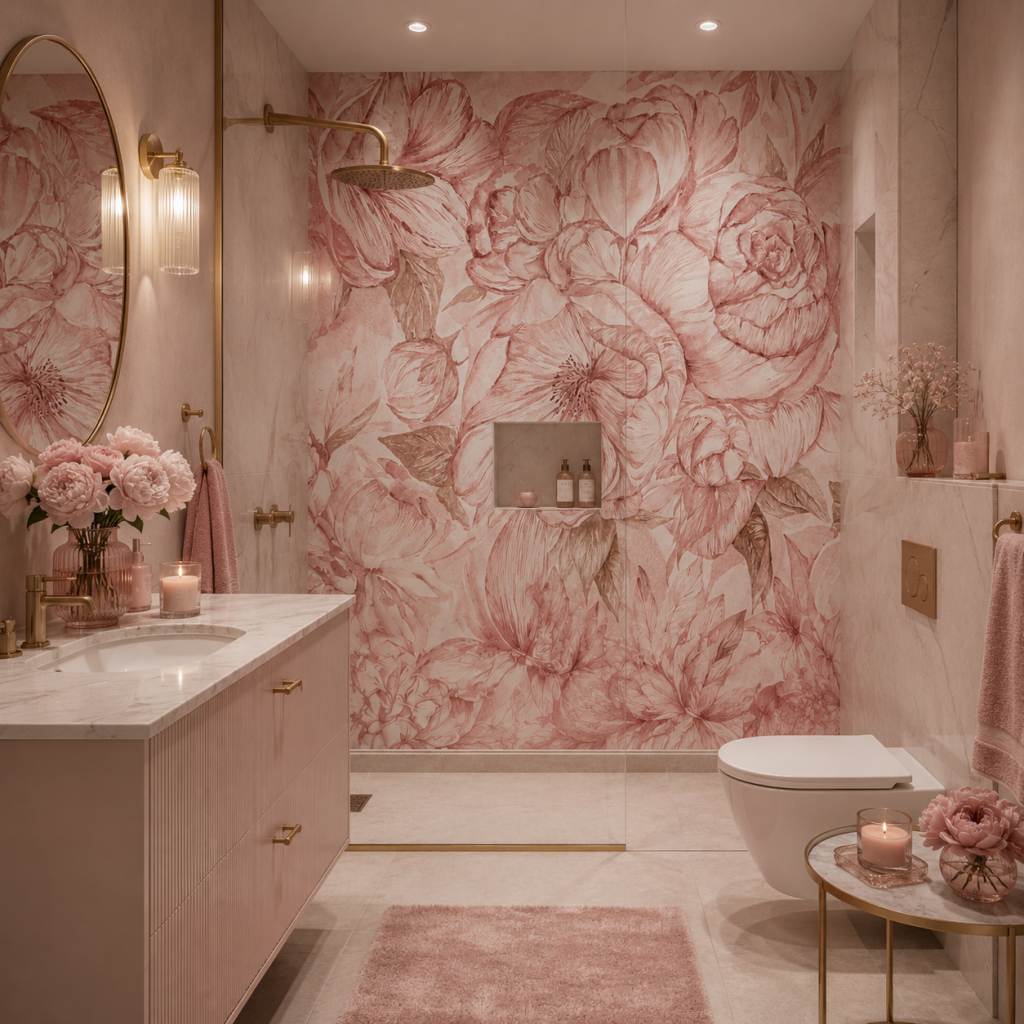 Brassica Pink – Custom Wallpaper Aqua Zone