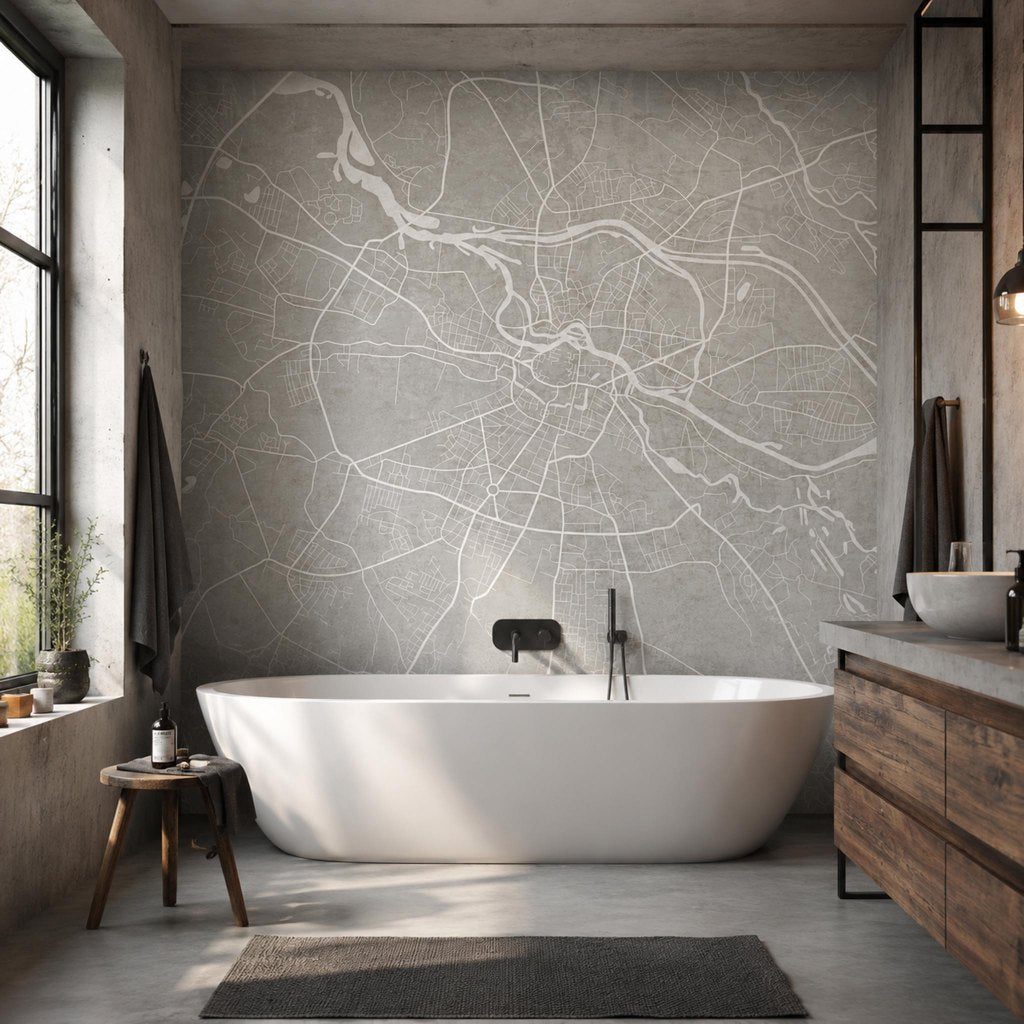 Breslau Grey – Tapeta na míru Aqua Zone