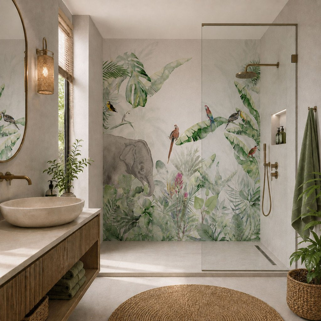 Jungle Vivid – Tapeta na míru Aqua Zone