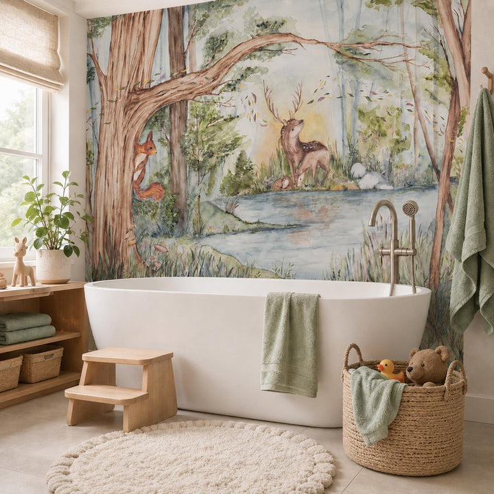 Jelení přátelé – tapeta na míru Aqua Zone