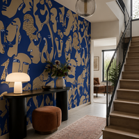 Faces Cobalt – Tapeta na wymiar