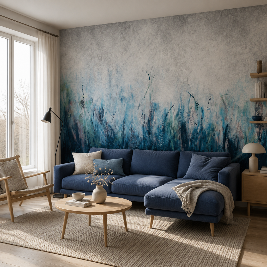 Tosca Blue – Tapeta na míru