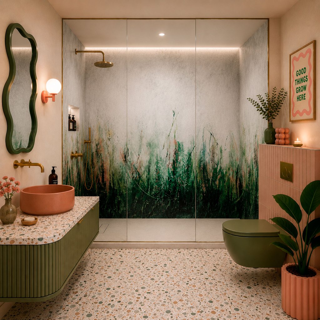 Tosca Green – Tapeta na míru Aqua Zone