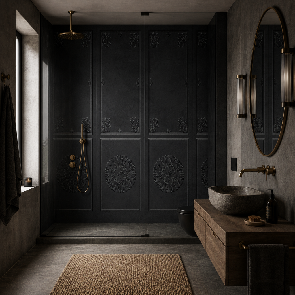 Refined Black – Custom Aqua Zone Wallpaper