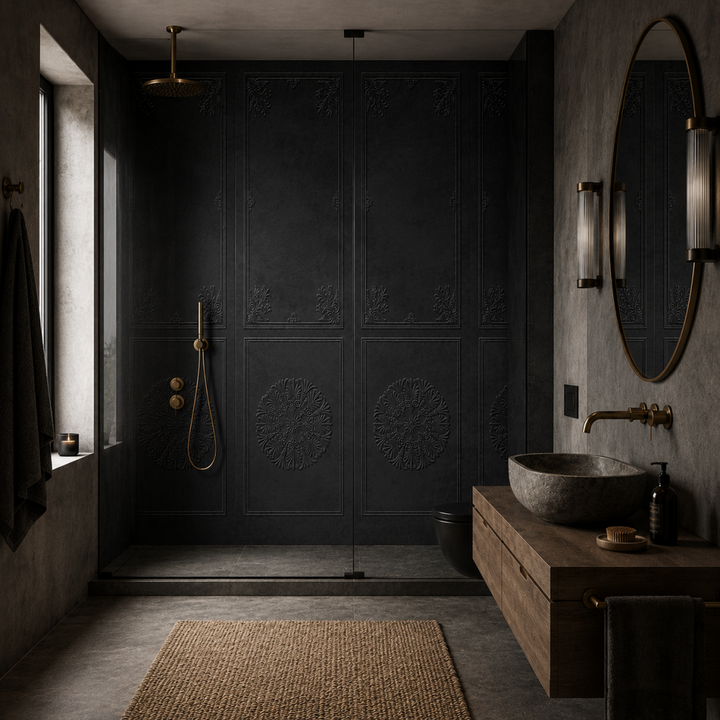 Refined Black – Custom Aqua Zone Wallpaper