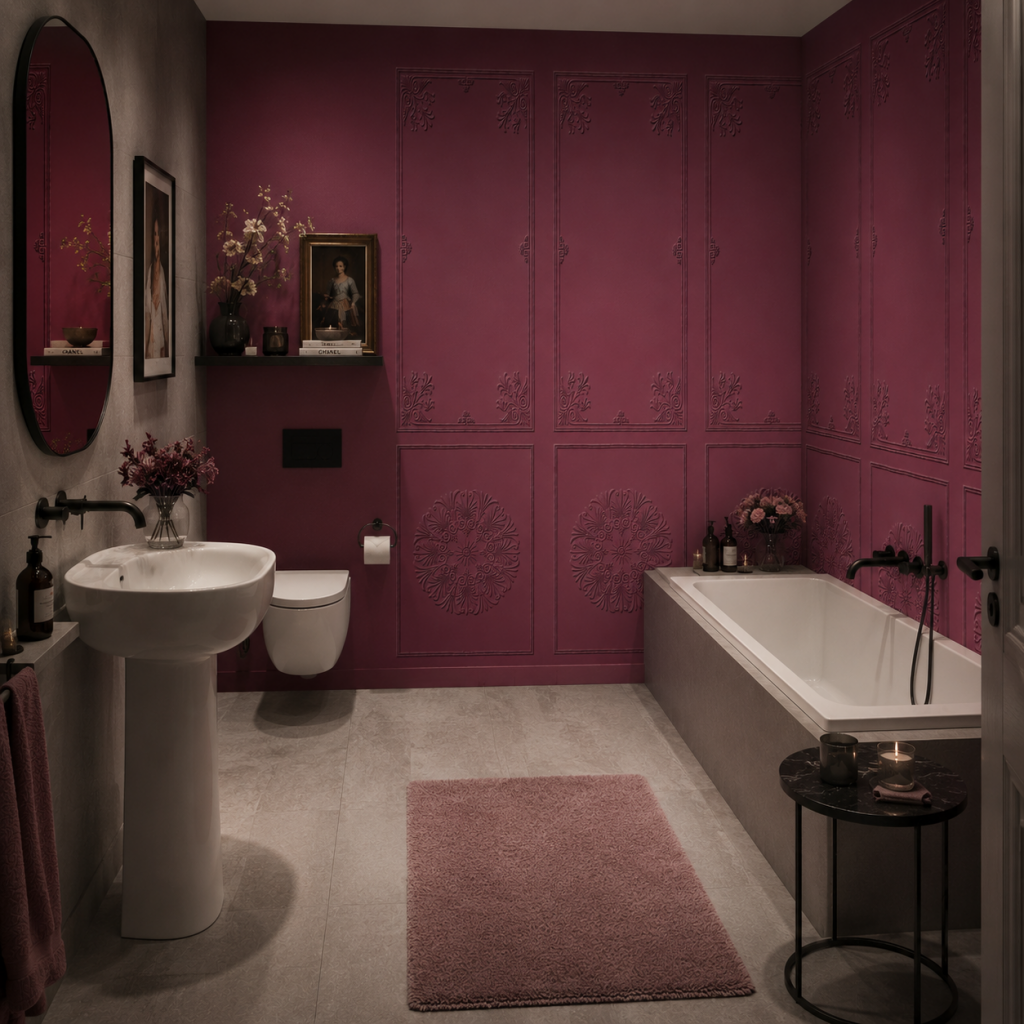 Refined Rose – Custom Wallpaper Aqua Zone