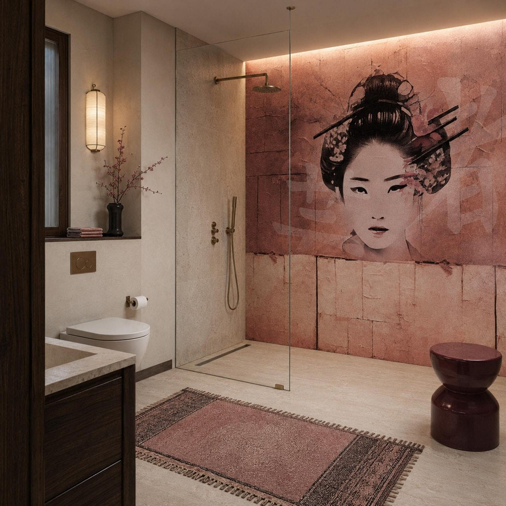 Geisha – Tapeta na wymiar Aqua Zone