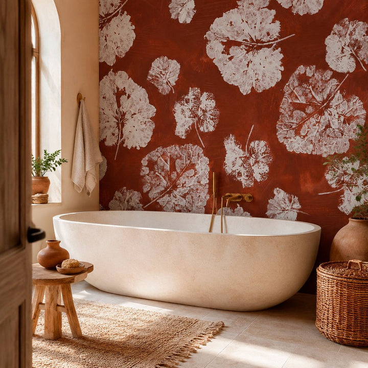 Foglia Rust – Tapeta na míru Aqua Zone