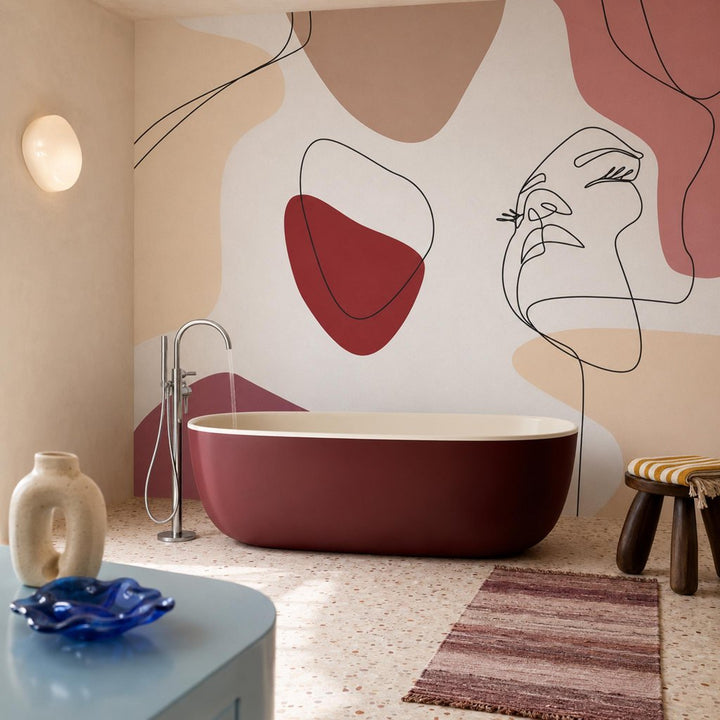 Layla Maroon – Custom Aqua Zone Wallpaper