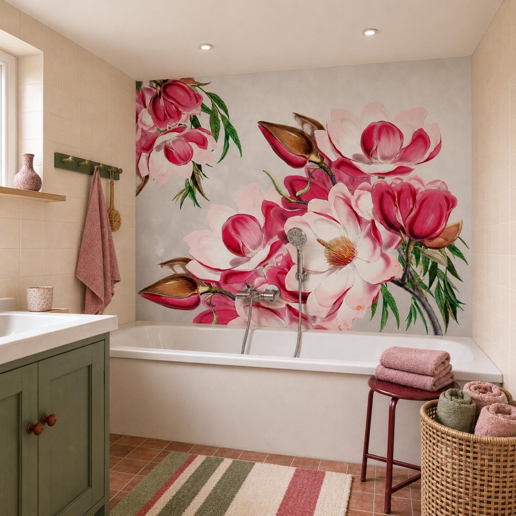 Magnolia – Custom-Made Wallpaper Aqua Zone