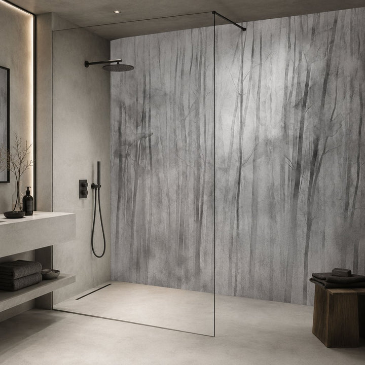 Mori Grey – Tapeta na míru Aqua Zone