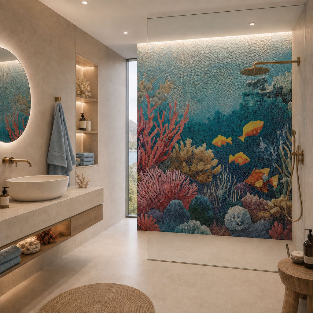 Oceánie – Tapeta na míru Aqua Zone