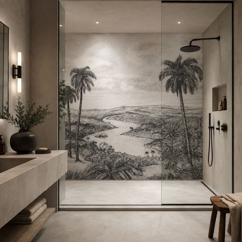 Palm – Tapeta na wymiar Aqua Zone