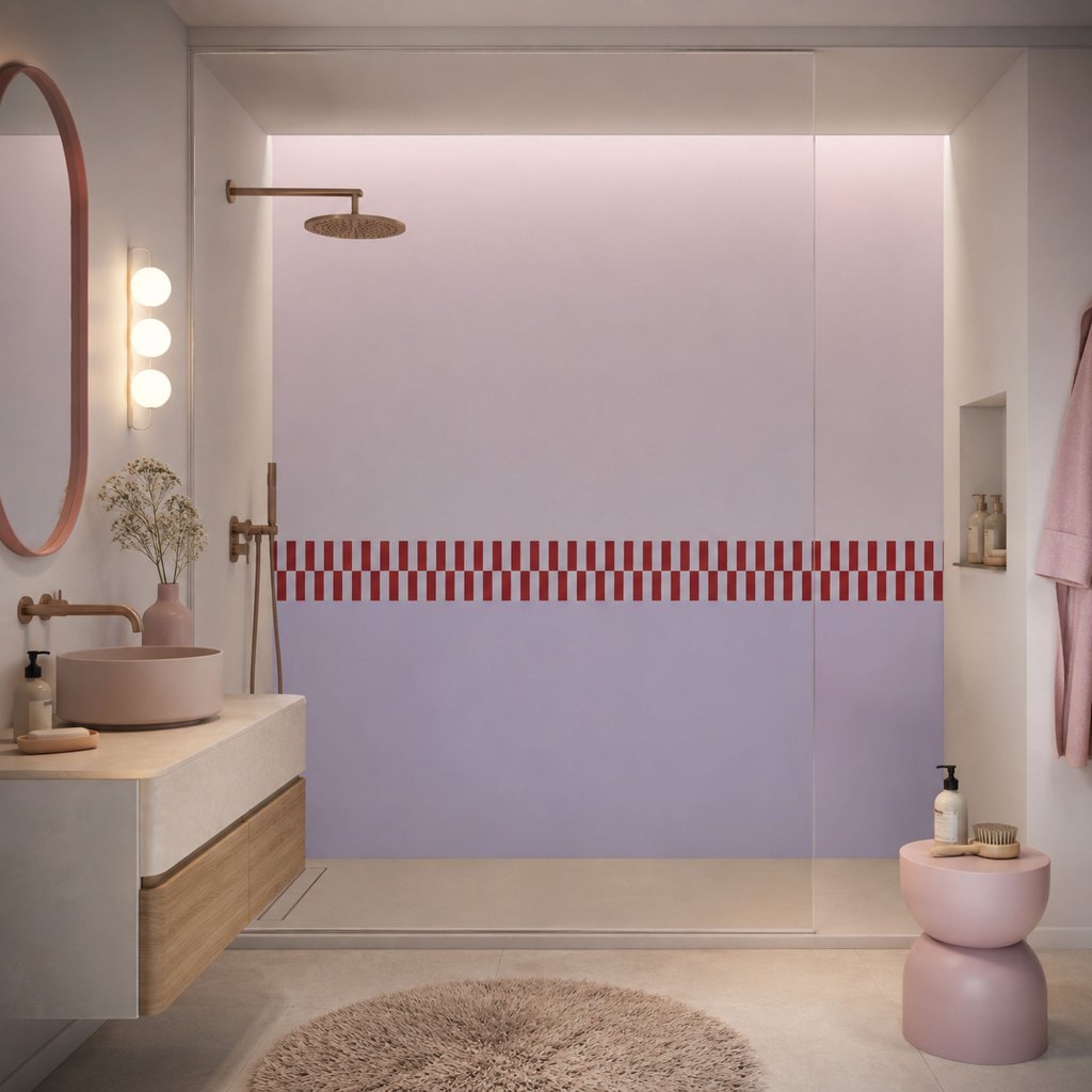 Pixel Lilac – Tapeta na wymiar Aqua Zone
