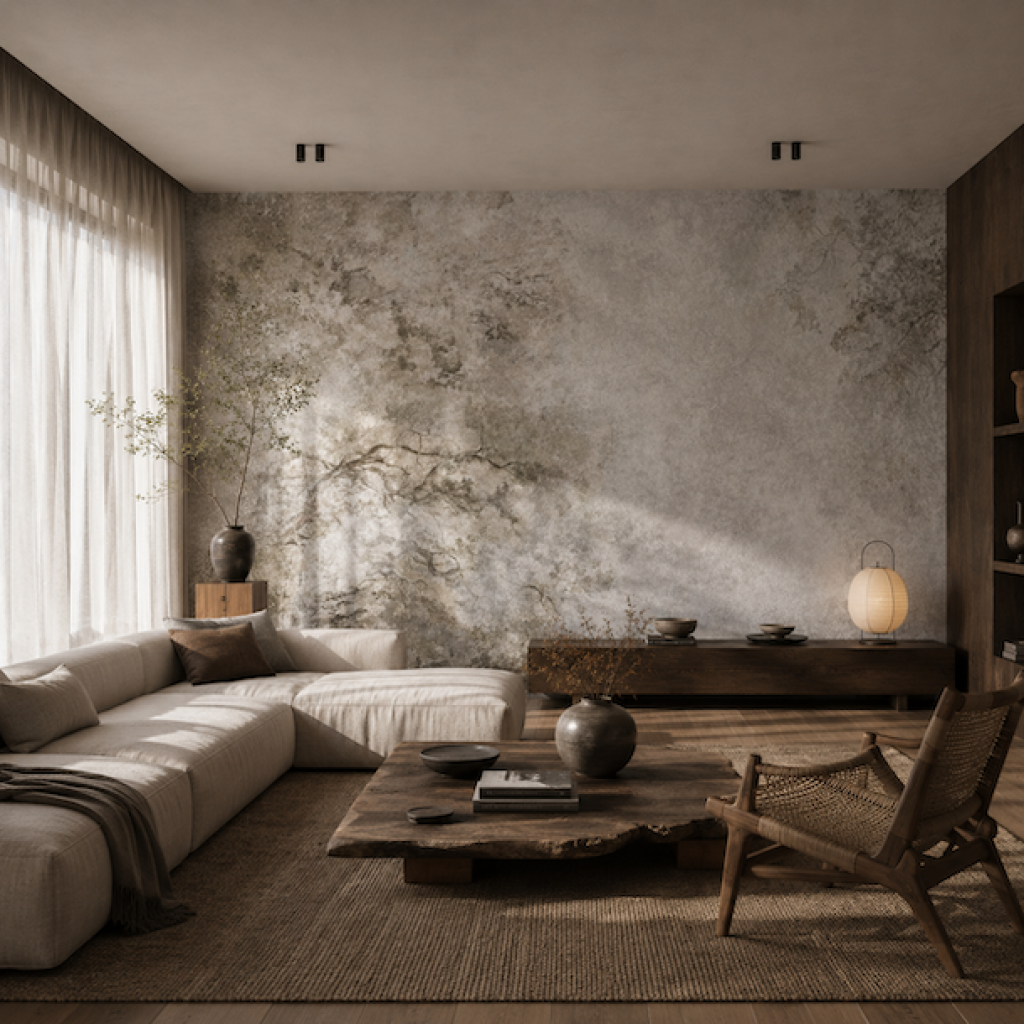 Sanctuary Beige – Tapeta na míru