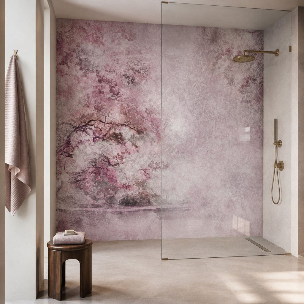 Sanctuary Pink – Tapeta na míru Aqua Zone