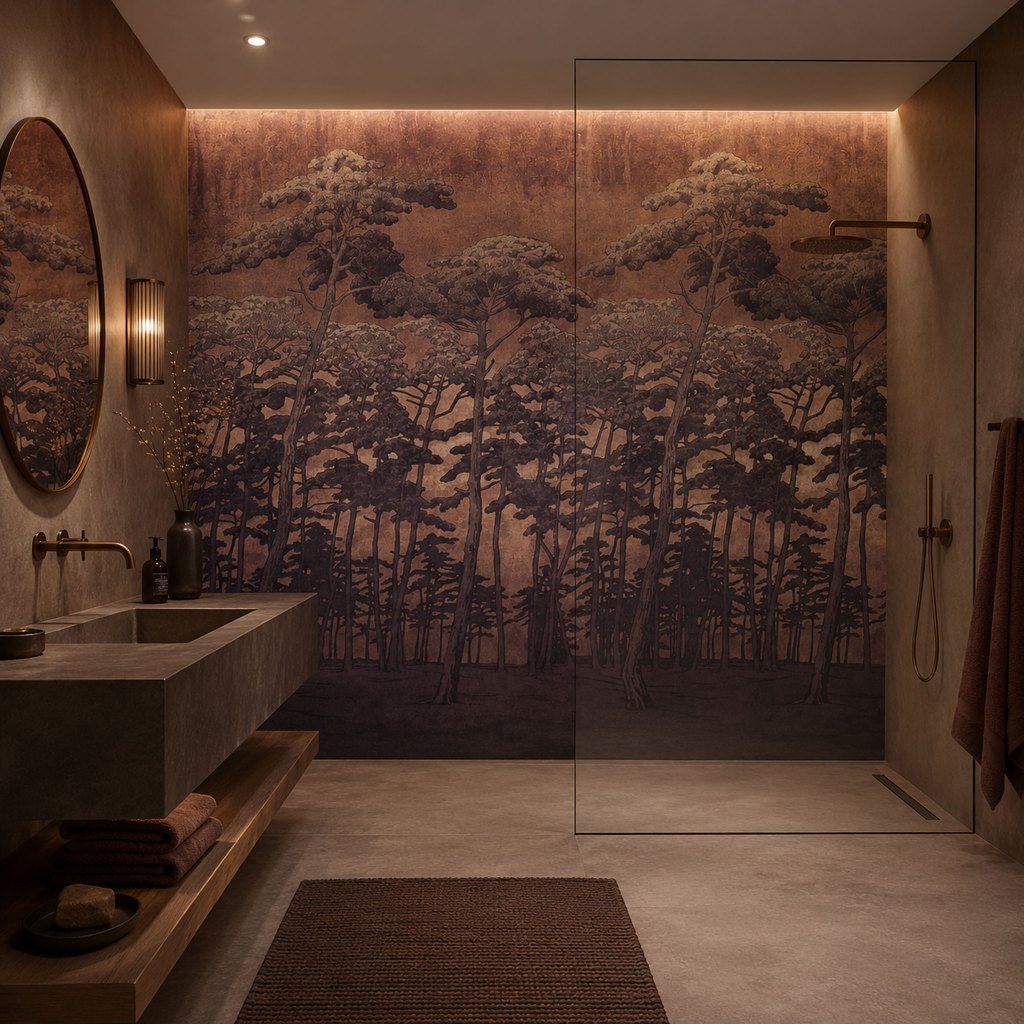 Secret Forest Rust – Tapeta na wymiar Aqua Zone