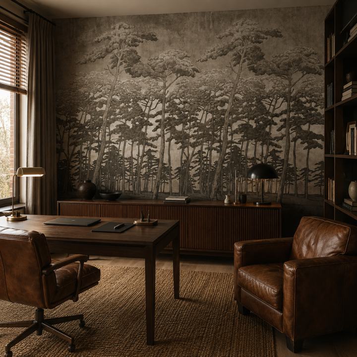 Secret Forest Beige – Custom Wallpaper