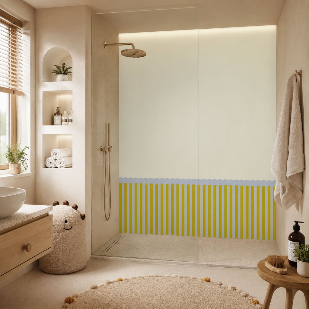 Stripe Sugar – Tapeta na míru Aqua Zone