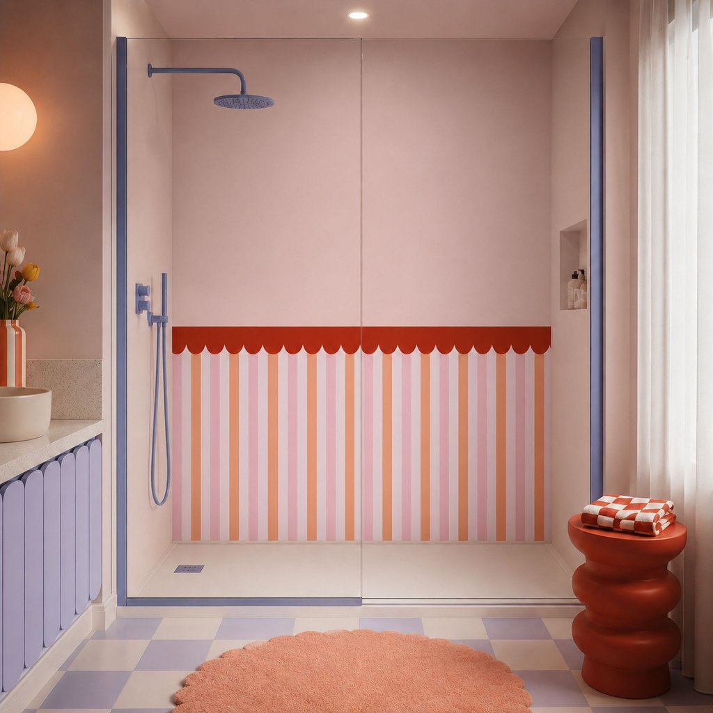Stripe Candy – Tapeta na wymiar Aqua Zone
