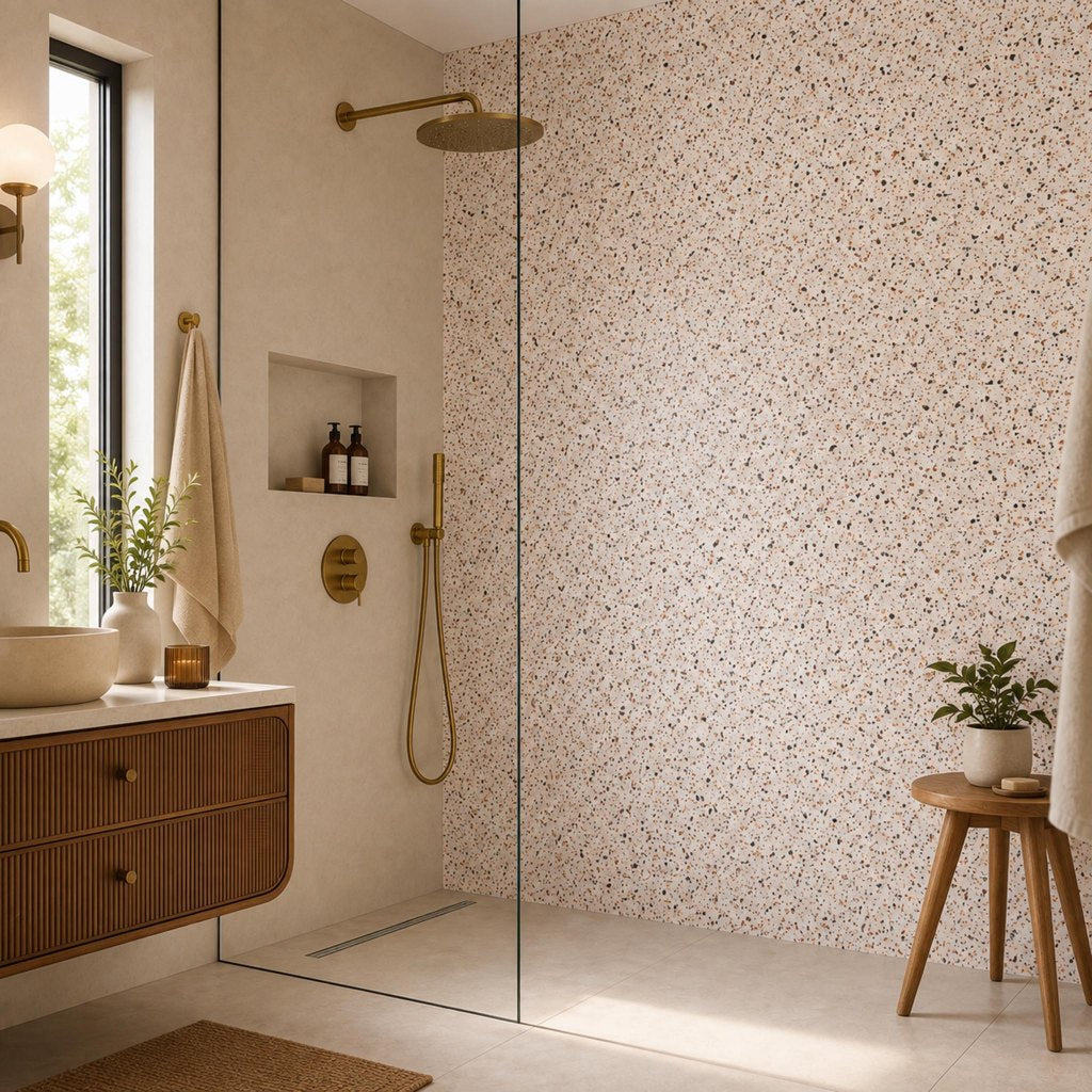 Terrazzo Rust – Tapeta na míru Aqua Zone
