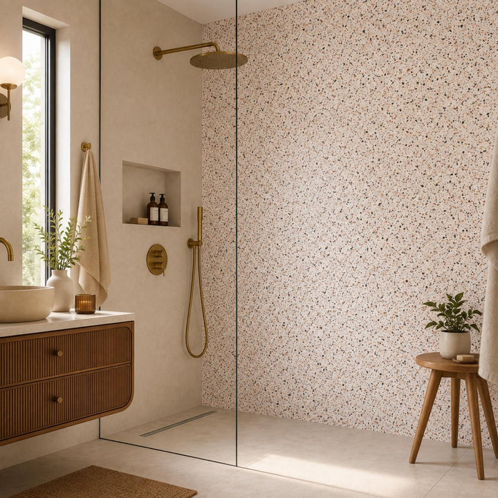 Terrazzo Rust – Tapeta na míru Aqua Zone