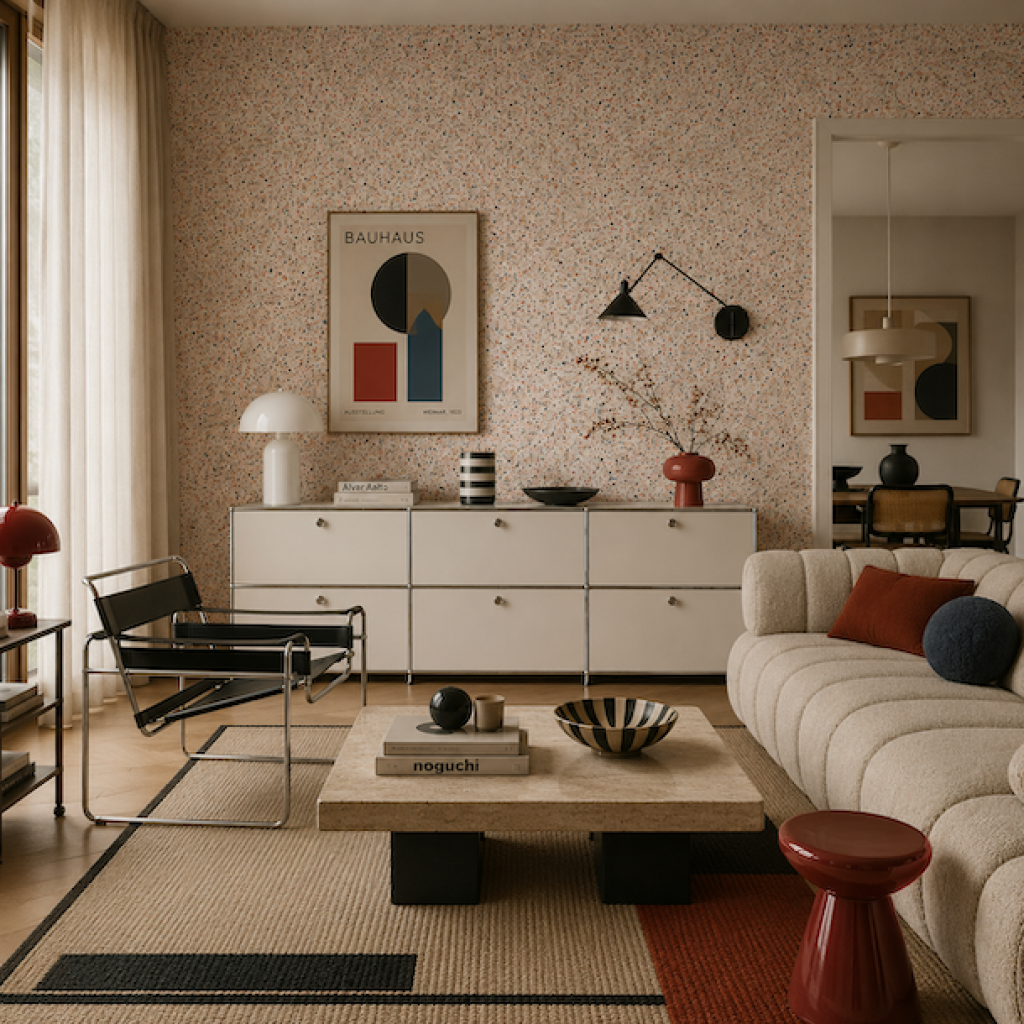 Terrazzo Pink – Tapeta na míru
