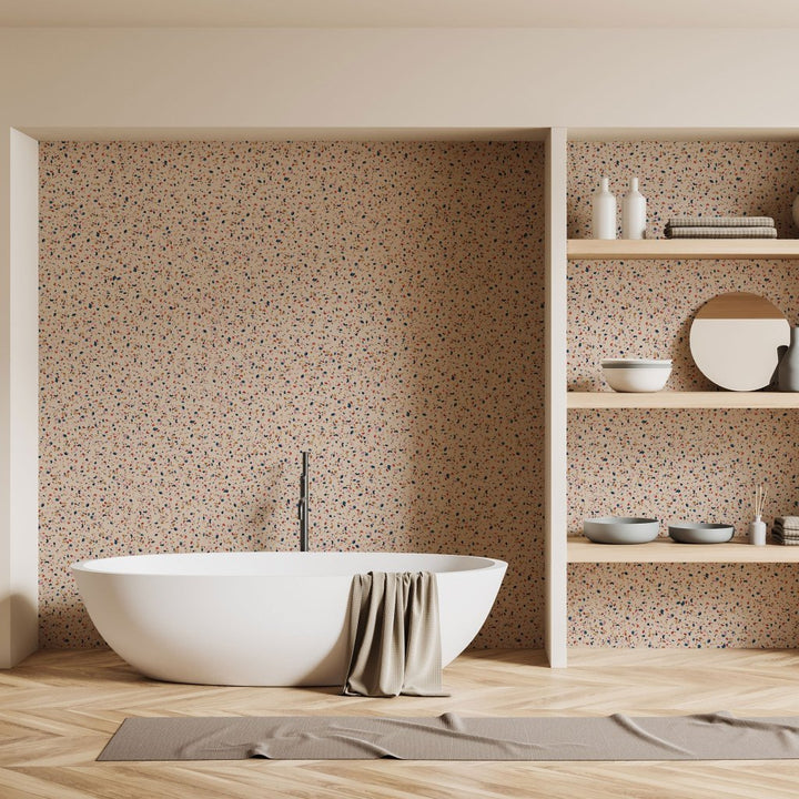 Terrazzo Pink – Tapeta na míru Aqua Zone