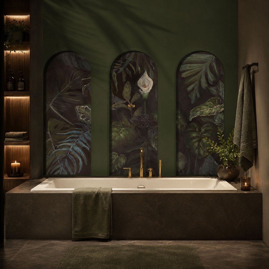 Libra Olive Calla – Tapeta na wymiar Aqua Zone