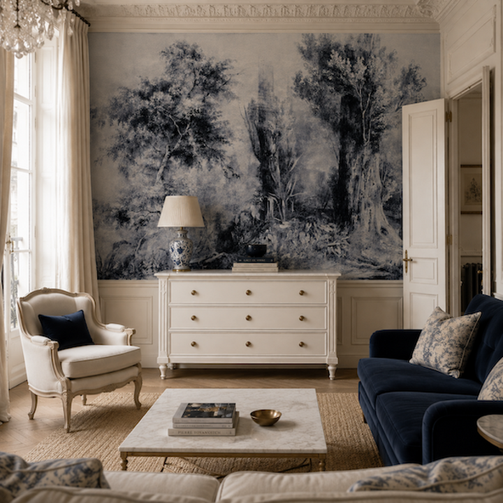 Calm Blue – Made-to-measure wallpaper