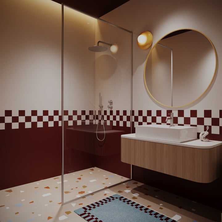 Check Clay – Tapeta na wymiar Aqua Zone