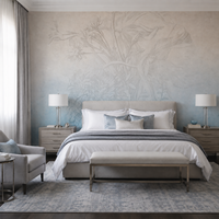 Sisal Ombre Flower – Tapeta na wymiar