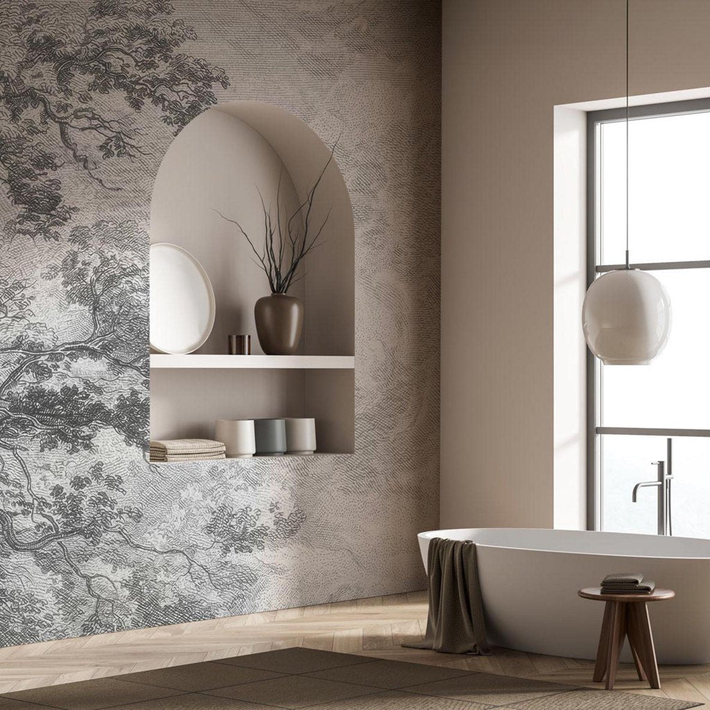 Sanctuary Grey – Tapeta na wymiar Aqua Zone