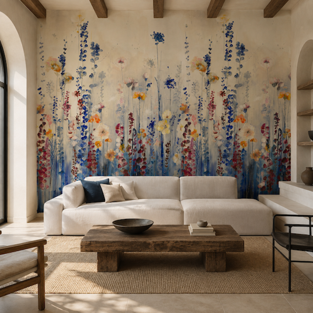 Semiramide Cobalt – Custom Wallpaper