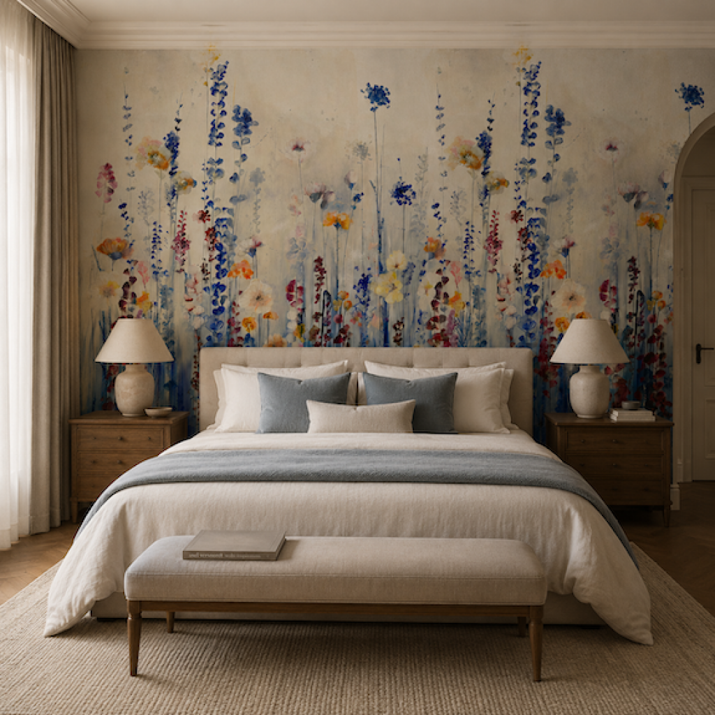 Semiramide Cobalt – Custom Wallpaper