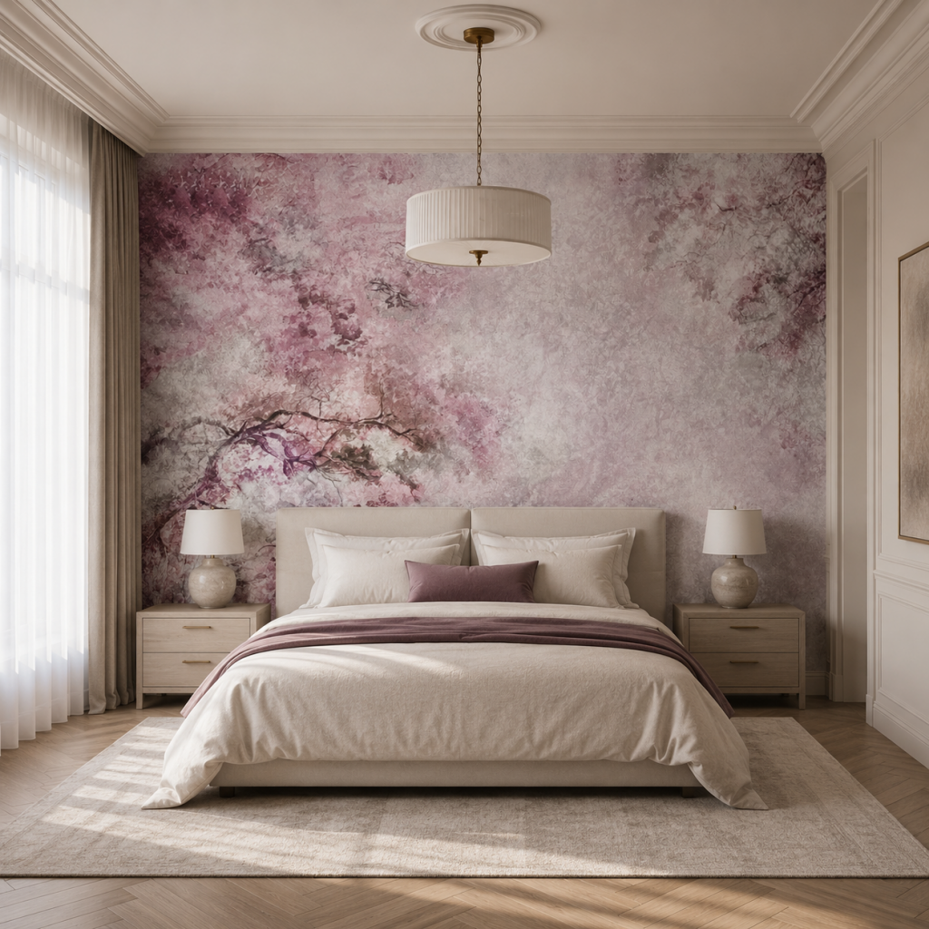 Sanctuary Pink – Tapeta na míru