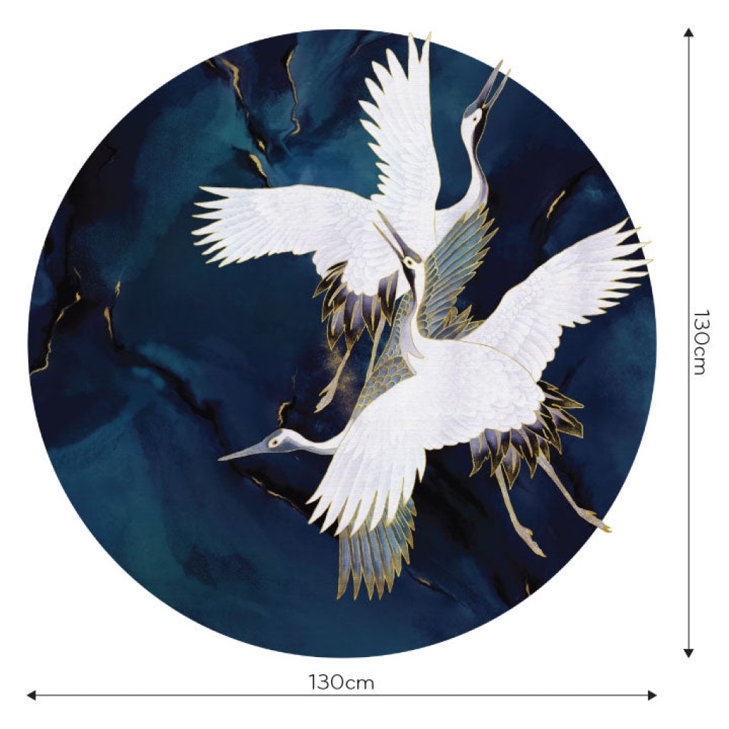 Royal Tsuru – Tapeta Koło Standard