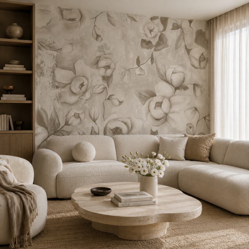 Kotone Beige – Tapeta na wymiar