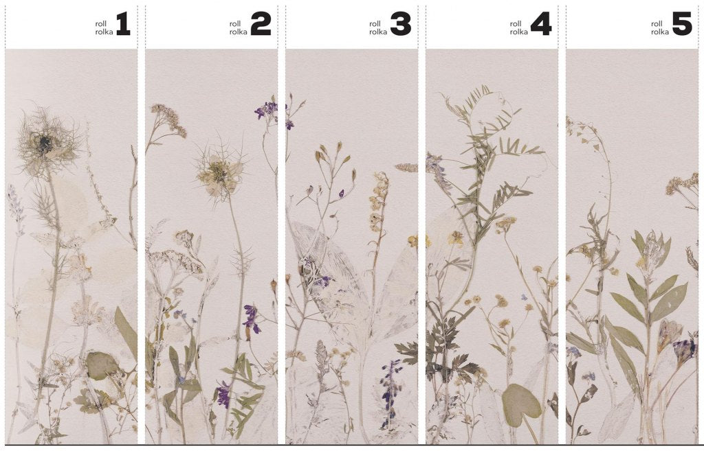 Campo di erbe – tapeta w rolce
