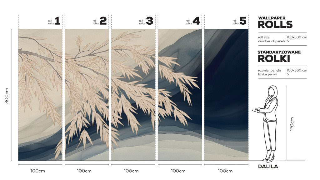 Dalila – Wallpaper in rolls