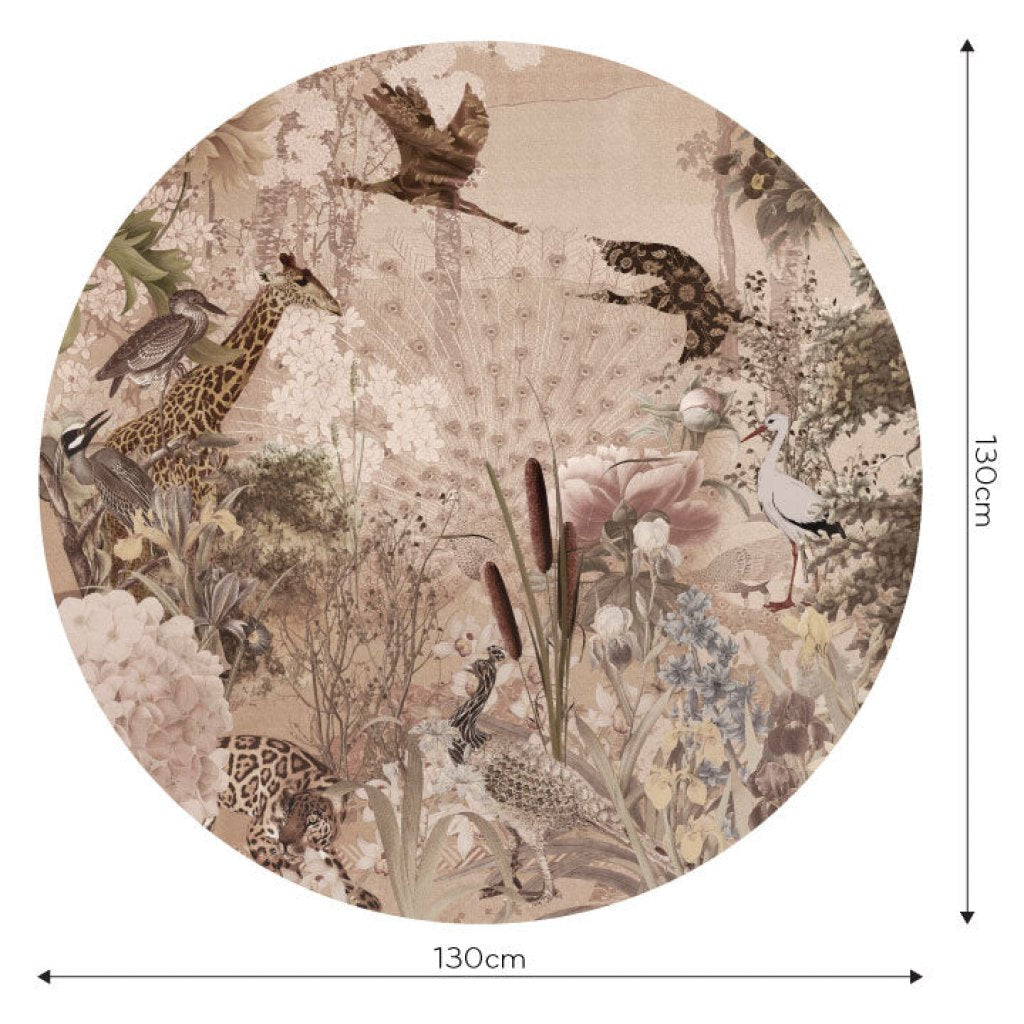 Secret Garden – Tapeta Koło Standard