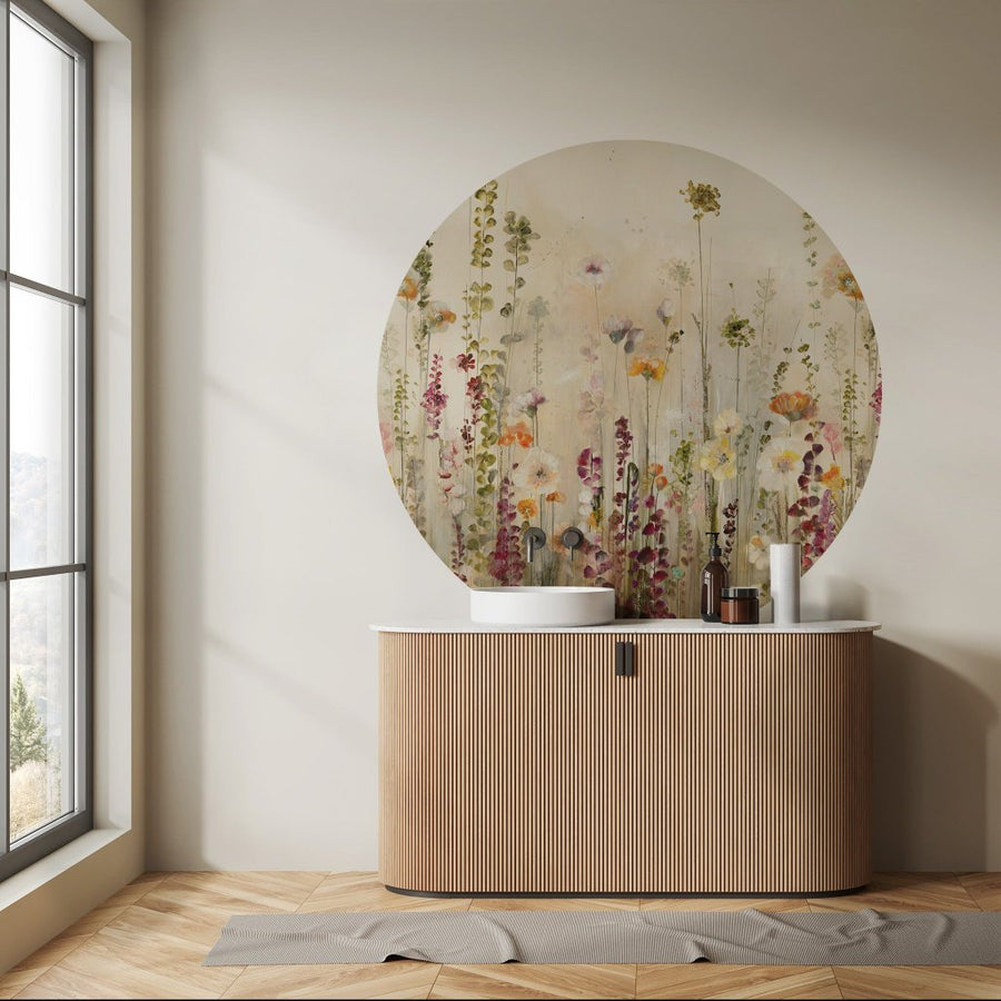 Semiramide – Standard Circle Wallpaper – Wall Art