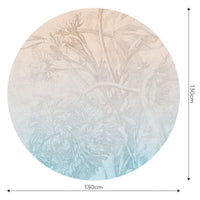 Sisal Ombre Flower – Tapeta Koło Standard