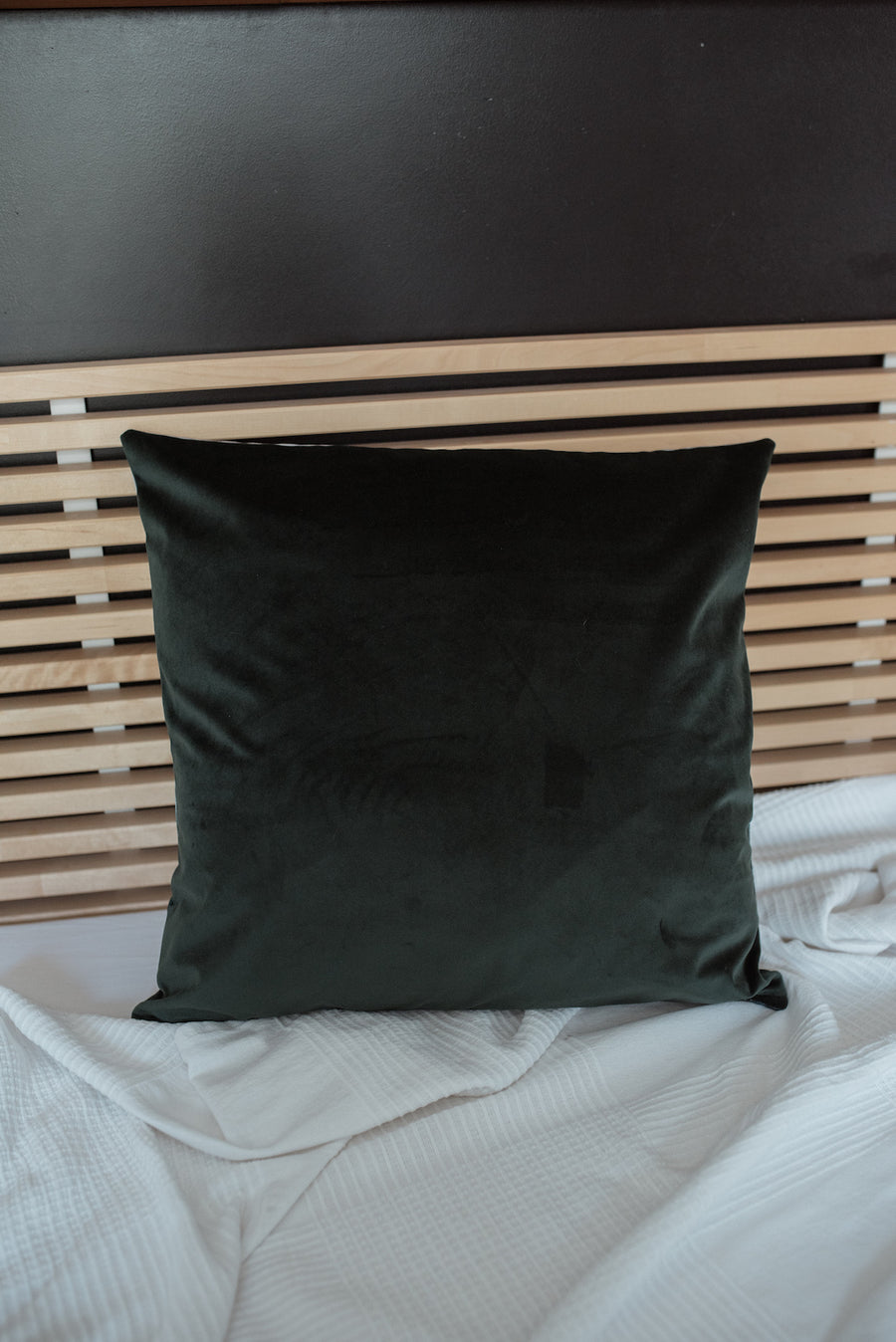 Poduszka Tosca Green - welur - wkład IKEA 50x50 cm