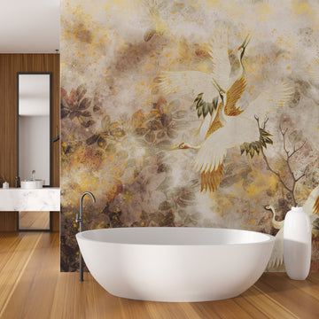 Beige Tsuru linen 179x267
