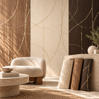 Casamance Traversee Ebony wallpaper