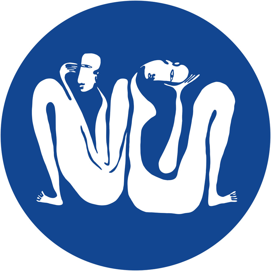 Tapeta Koło Couple Cobalt