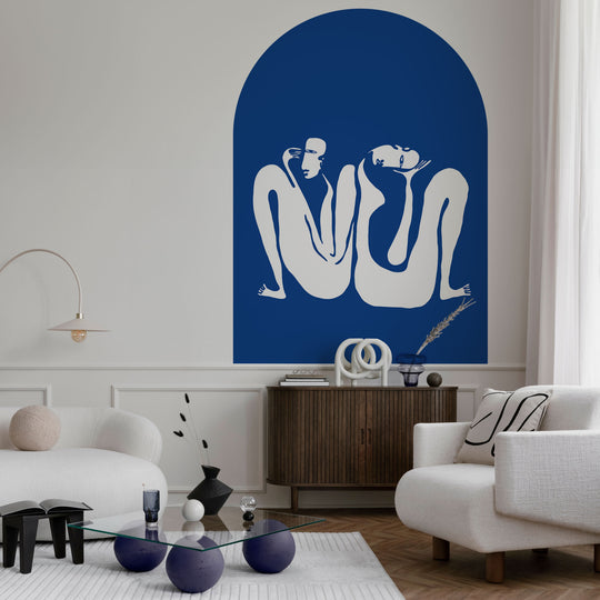 Tapeta Łuk Couple Cobalt